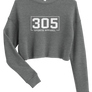 Women's Branded 305 Sports Apparel Cropped Sweater