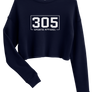 Women's Branded 305 Sports Apparel Cropped Sweater