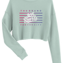 Women's 305 Sports Flag Cropped Sweater