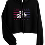 Women's 305 Sports Flag Cropped Hoodie