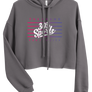 Women's 305 Sports Flag Cropped Hoodie