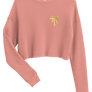 Women's Golden Tree of Life Cropped Sweater