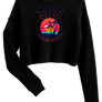 Women's Neon Tropical 305 Sports Apparel Cropped Sweater