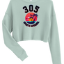 Women's Neon Tropical 305 Sports Apparel Cropped Sweater