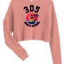 Women's Neon Tropical 305 Sports Apparel Cropped Sweater