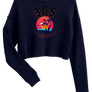 Women's Neon Tropical 305 Sports Apparel Cropped Sweater