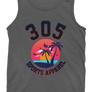 Men's Neon Tropical 305 Sports Apparel Tank Top