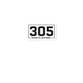 Branded 305 Sports Apparel Stickers