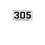 Branded 305 Sports Apparel Stickers