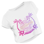 Women's Coconut Bay Cropped Tee