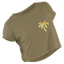 Women's Golden Tree of Life Cropped Tee
