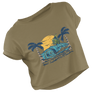 Women's Mahi-Mahi Cropped Tee
