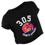 Women's Tropical 305 Sports Apparel Cropped Tee