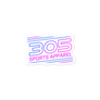 Neon 305 Sports Apparel Stickers