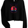 Women's Neon Tropical 305 Sports Apparel Cropped Hoodie