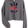 Women's Neon Tropical 305 Sports Apparel Cropped Hoodie