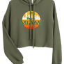 Women's Only In Miami Cropped Hoodie