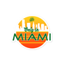 Only in Miami Stickers