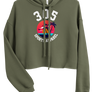 Women's Tropical 305 Sports Apparel Cropped Hoodie