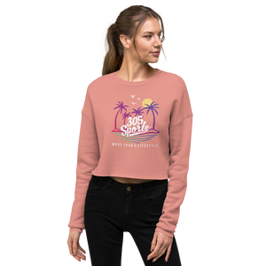 Women's Life is a Beach Cropped Sweater