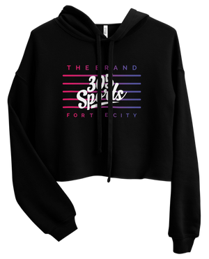 Women's 305 Sports Flag Cropped Hoodie