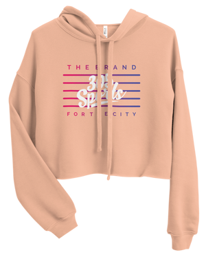 Women's 305 Sports Flag Cropped Hoodie