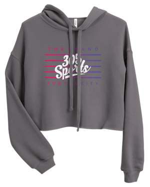 Women's 305 Sports Flag Cropped Hoodie