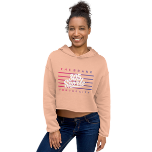 Women's 305 Sports Flag Cropped Hoodie