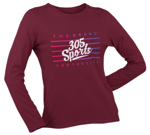 Women's 305 Sports Flag Long Sleeve