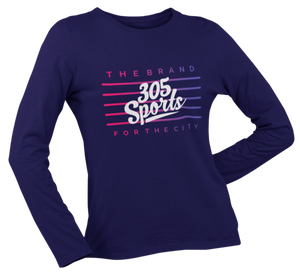 Women's 305 Sports Flag Long Sleeve