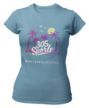 Women's Life is a Beach Short Sleeve