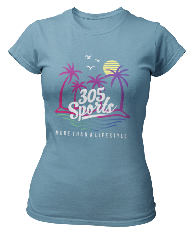 Women's Life is a Beach Short Sleeve