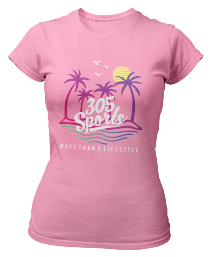 Women's Life is a Beach Short Sleeve