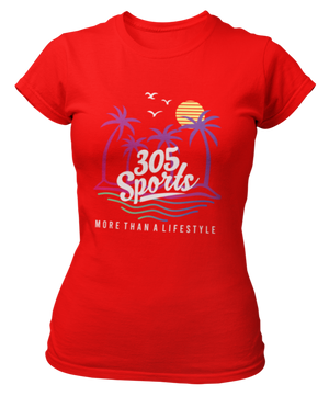 Women's Life is a Beach Short Sleeve