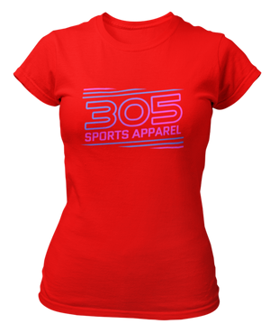 Women's Neon 305 Sports Apparel Short Sleeve