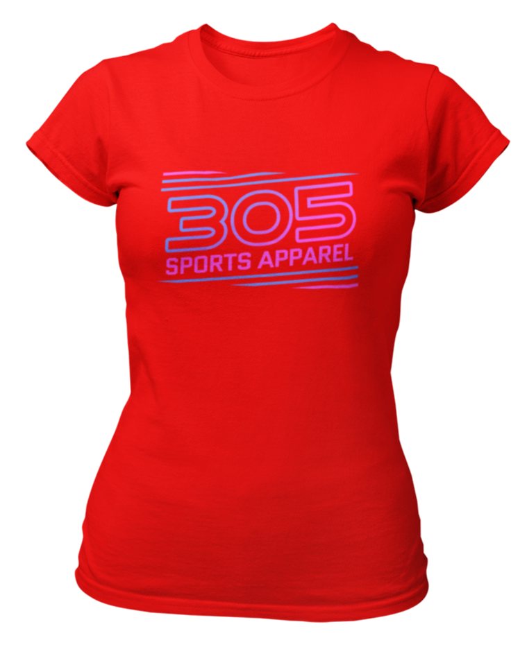 Women's Neon 305 Sports Apparel Short Sleeve