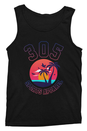 Men's Neon Tropical 305 Sports Apparel Tank Top