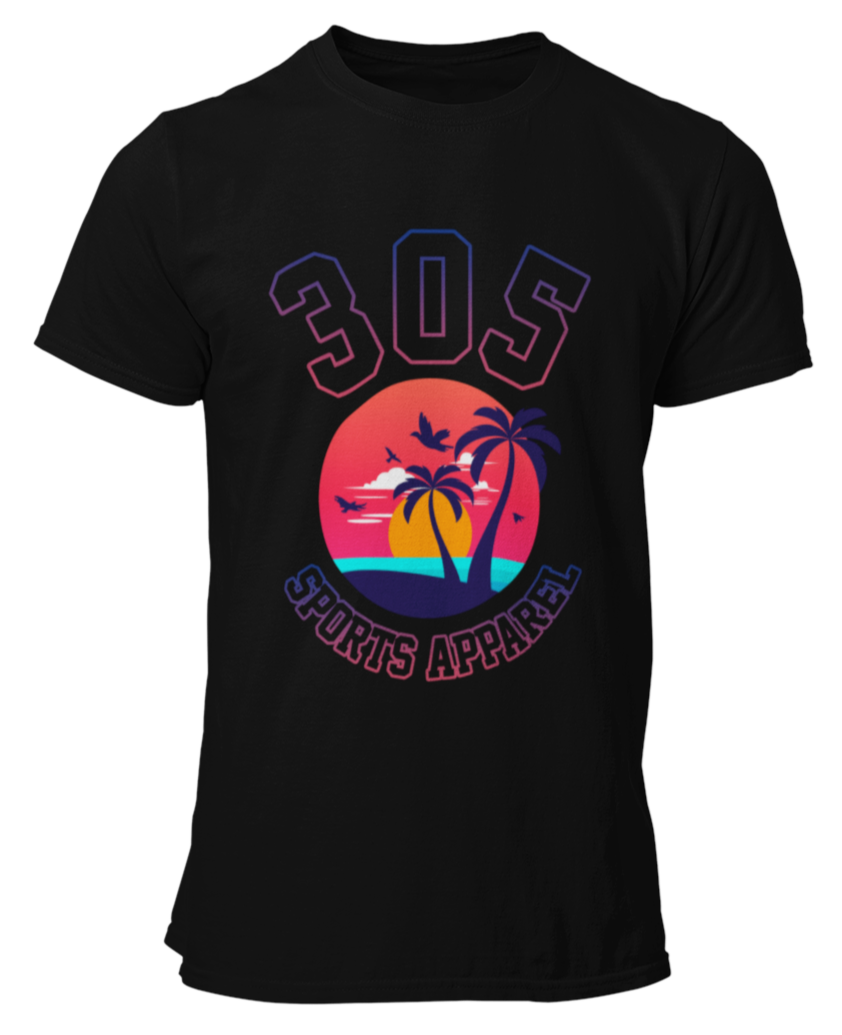 Men's Neon Tropical 305 Sports Apparel Short Sleeve