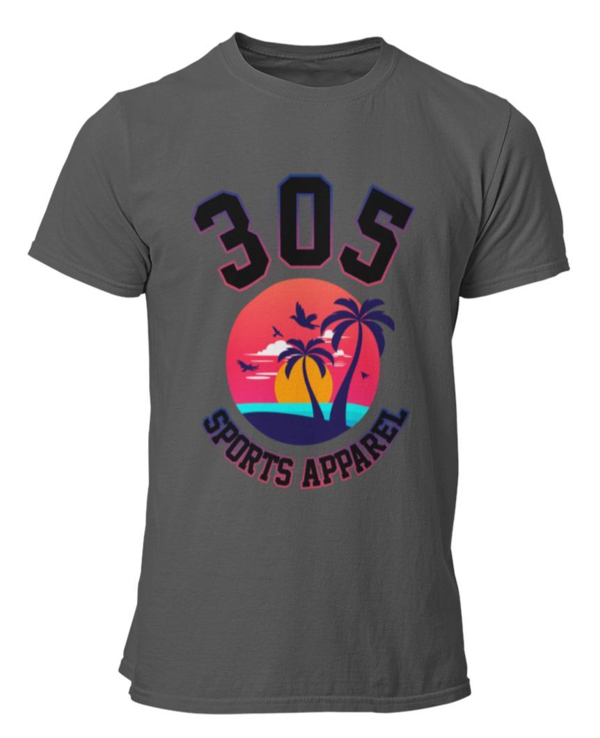 Men's Neon Tropical 305 Sports Apparel Short Sleeve