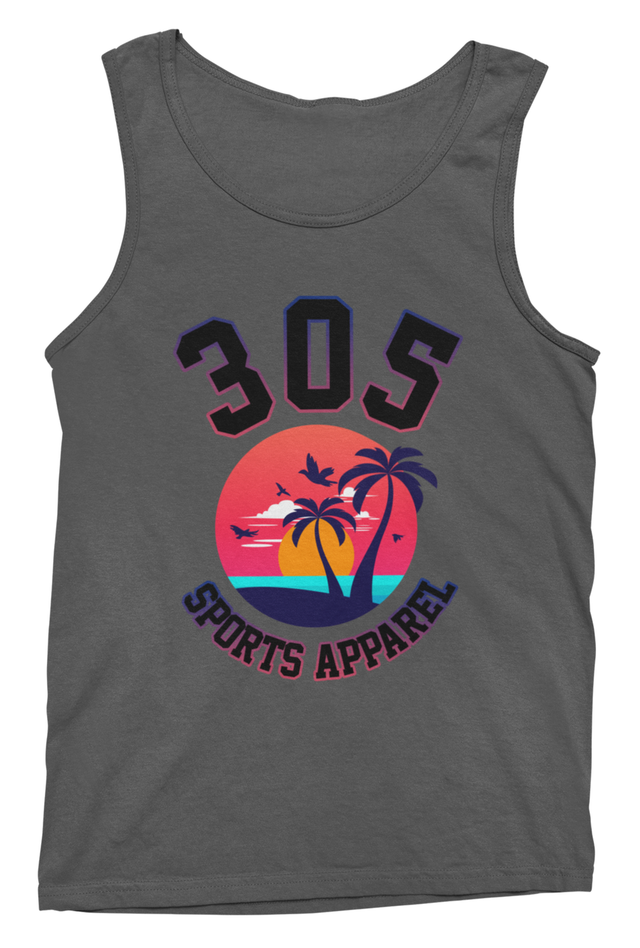 Men's Neon Tropical 305 Sports Apparel Tank Top