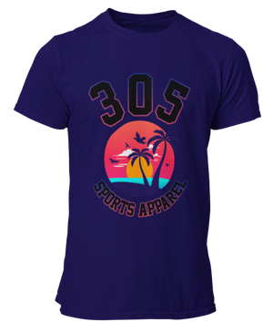 Men's Neon Tropical 305 Sports Apparel Short Sleeve