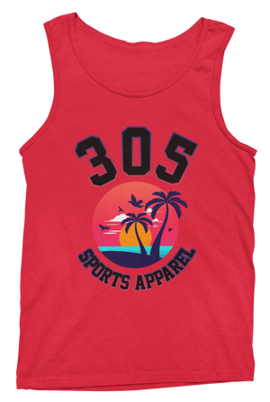 Men's Neon Tropical 305 Sports Apparel Tank Top