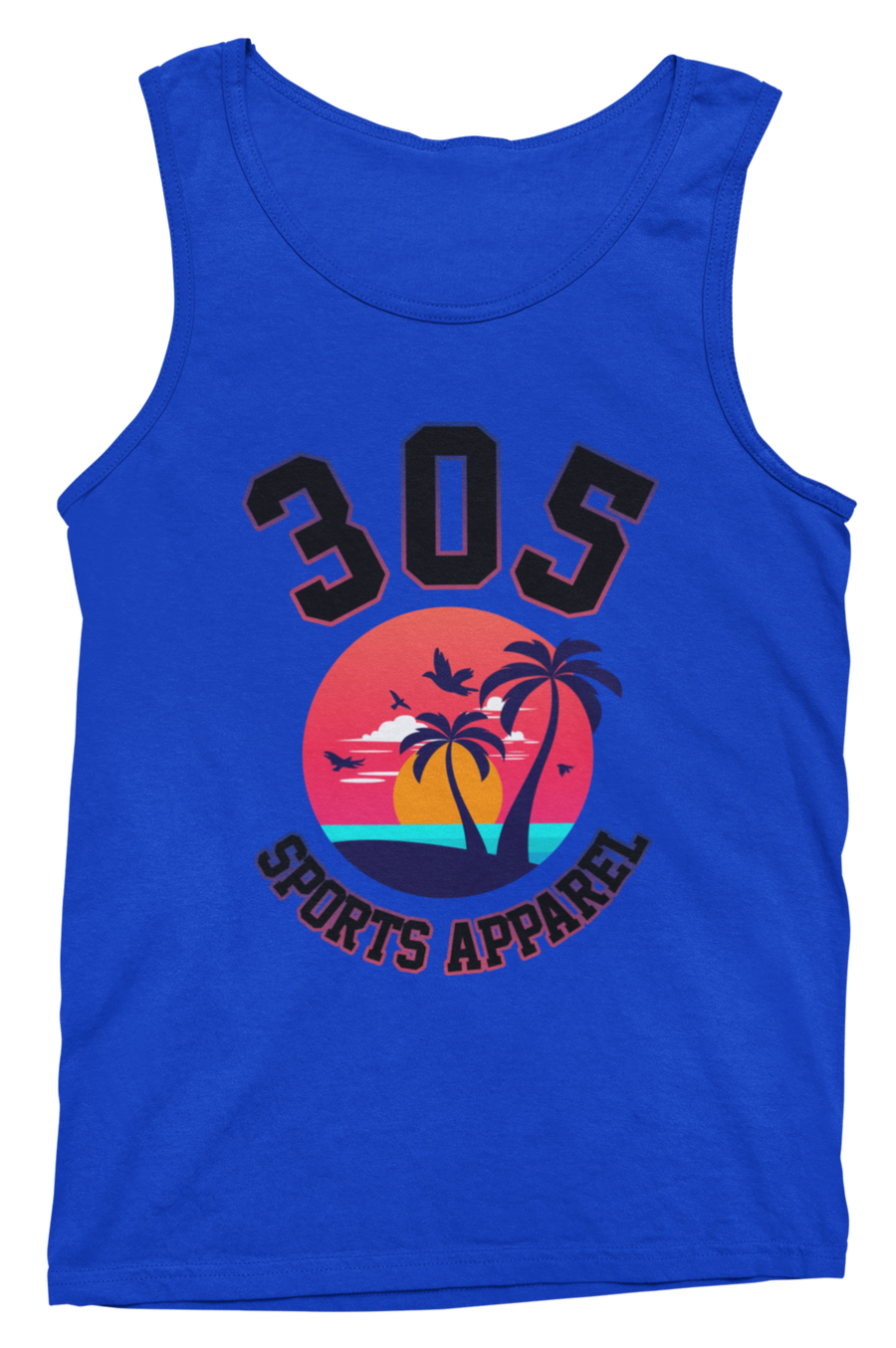 Men's Neon Tropical 305 Sports Apparel Tank Top