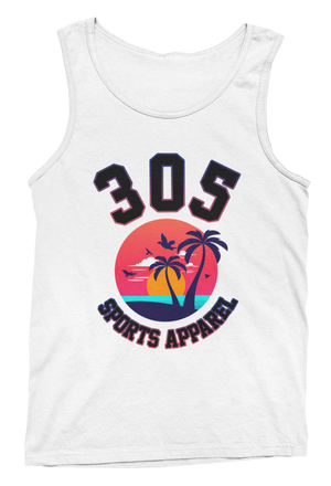 Men's Neon Tropical 305 Sports Apparel Tank Top