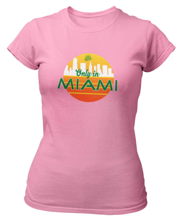 Women's Only In Miami Short Sleeve