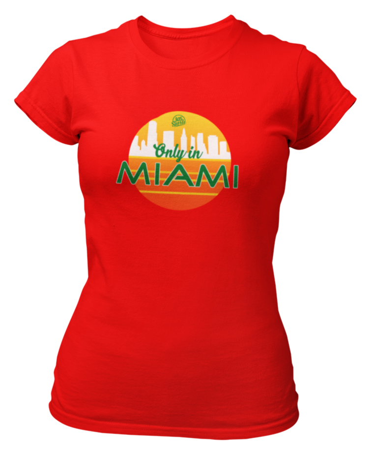 Women's Only In Miami Short Sleeve