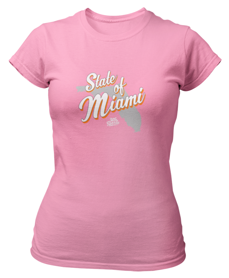 Women's State Of Miami Short Sleeve