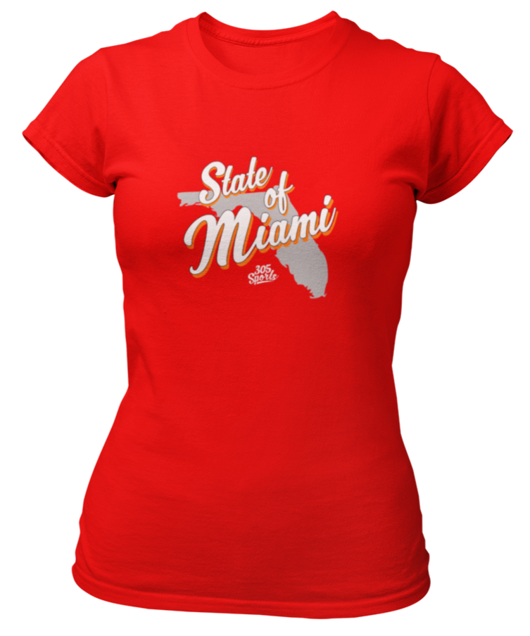 Women's State Of Miami Short Sleeve