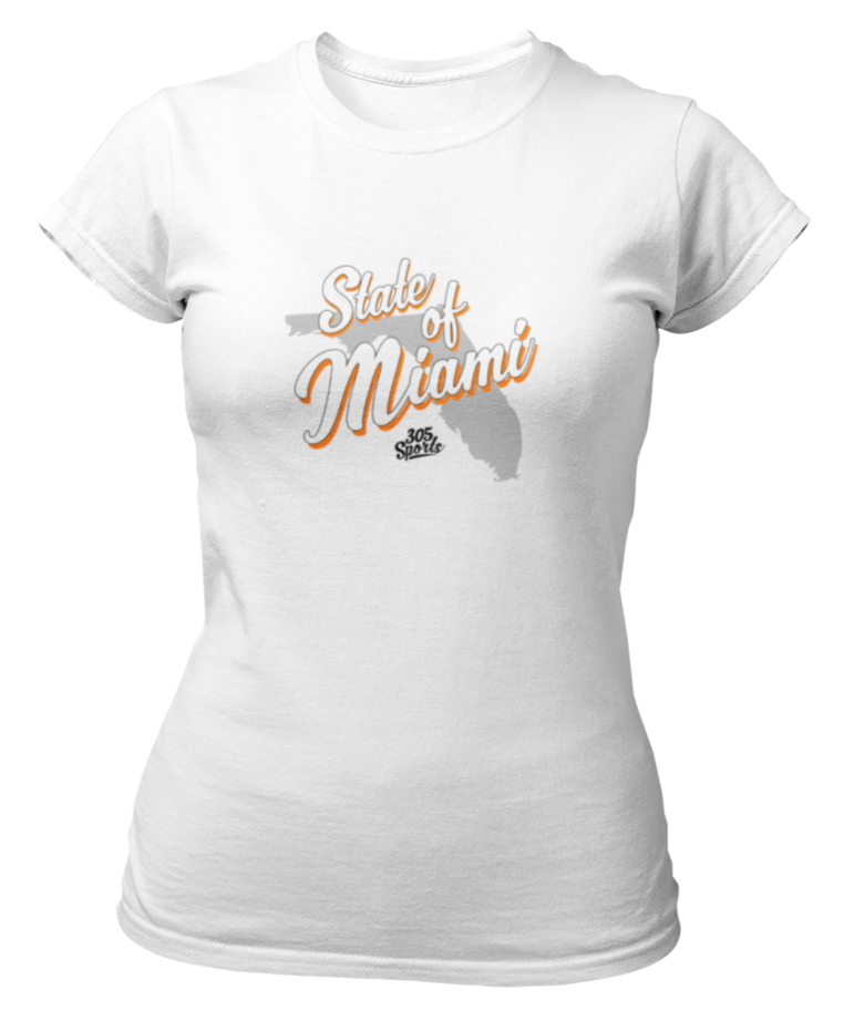 Women's State Of Miami Short Sleeve