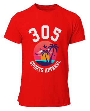 Men's Tropical 305 Sports Apparel Short Sleeve